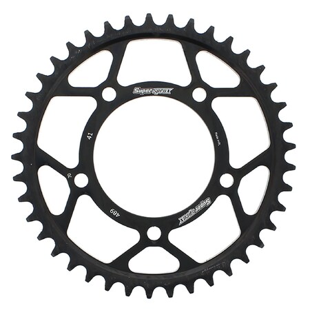 Supersprox Steel Sprocket Black 41T- for Kawasaki ZX14R 06-18 RFE-489-41-BLK
